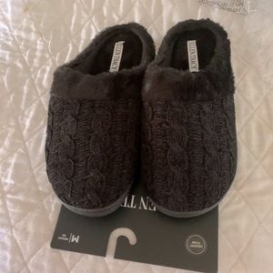 Chenille Clog Slippers NWT